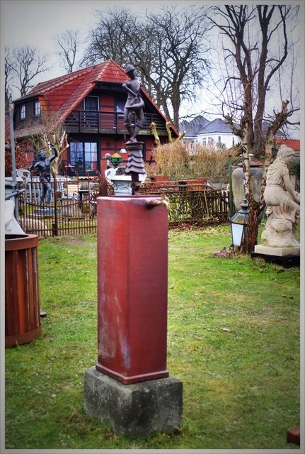 Postament Sockel Keramik für Skulptur Plastik Wassersäule Stele Brunnen