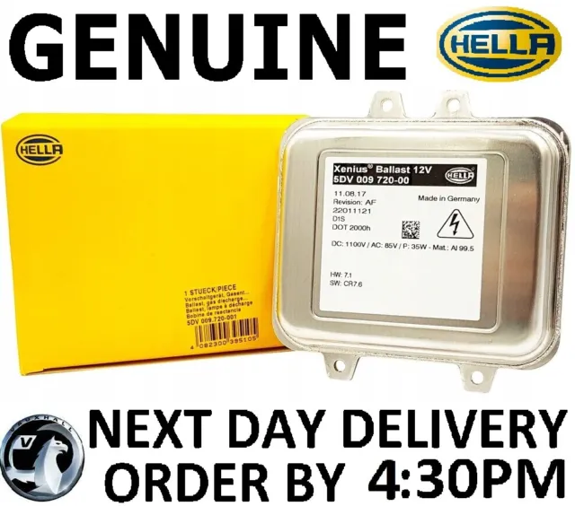 GENUINE Vauxhall Xenius HELLA Ballast Control Unit 5DV 009 720-00 Insignia Astra