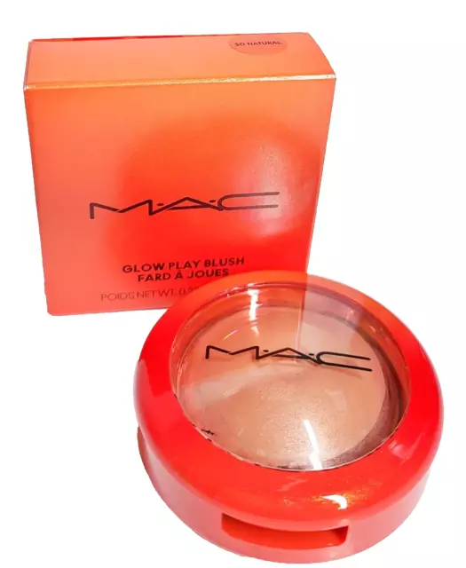 MAC New Year Shine Glow Play Blush in So Natural Sheer Pink Peach Long Wear NIB