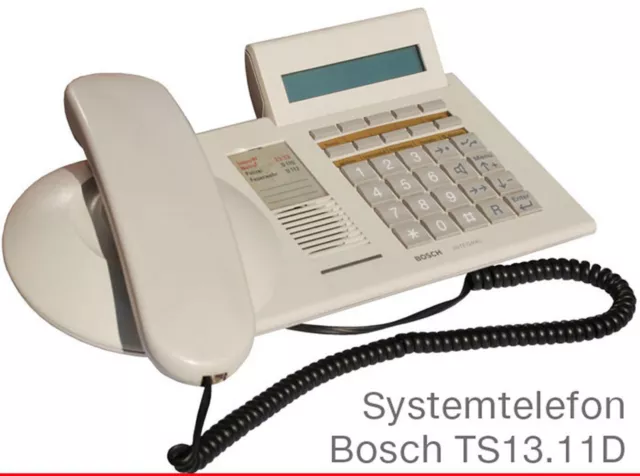 TELEFON SYSTEMTELEFON BOSCH TENOVIS TS13.11D INTEGRAL 33 55 ISDN f TELEFONANLAGE