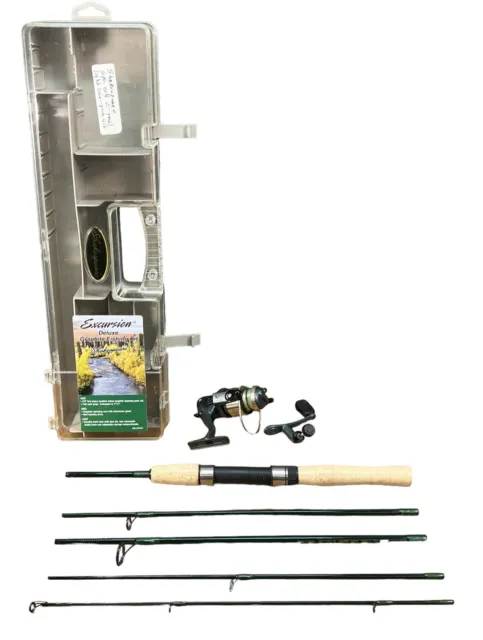 Compact Fishing Rod And Reel FOR SALE! - PicClick
