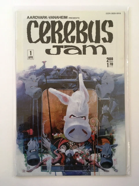 Cerebus Jam #1 Dave Sim Bill Sienkiewicz 1985 Aardvark-Vanaheim