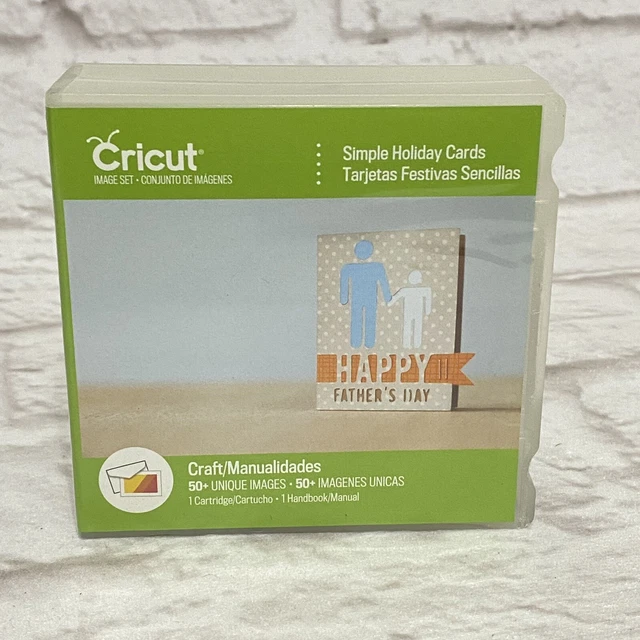 Cricut - TARJETAS DE VACACIONES SIMPLES - cartucho y manual - álbum de recortes artesanales