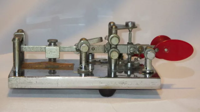 Antique Vibroplex  Lightning Bug Deluxe No. 187942 Telegraph Morse Code Device