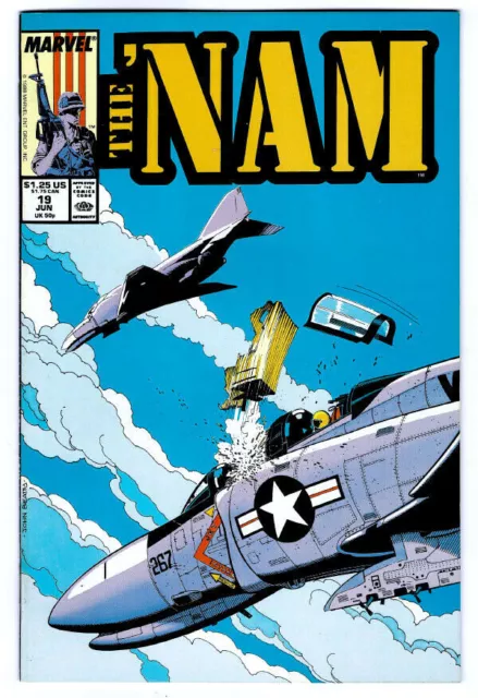 THE 'NAM #19 in NEAR MINT- condition a 1988 Marvel war comic