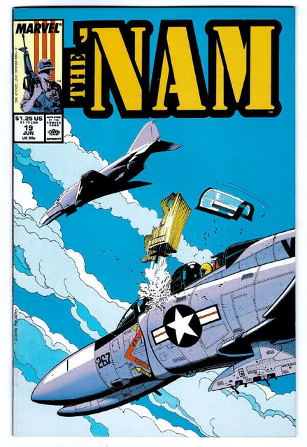 THE 'NAM #19 in NEAR MINT- condition a 1988 Marvel war comic