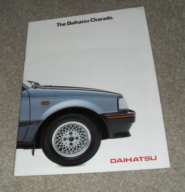 Daihatsu Charade Brochure 1985-1986