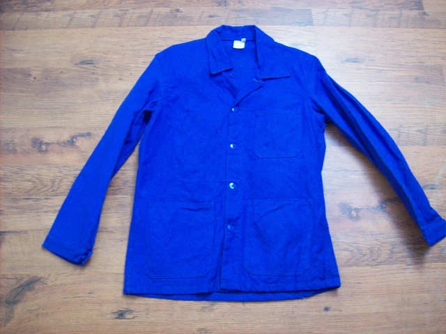 VESTE BLEU DE travail SANFOR taille 40 EUR 18,00 PicClick FR