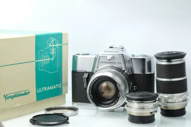 Voigtlander Ultramatic CS Septon 50mm  Skoparex 35mm S. Dinarex 135mm With Box 