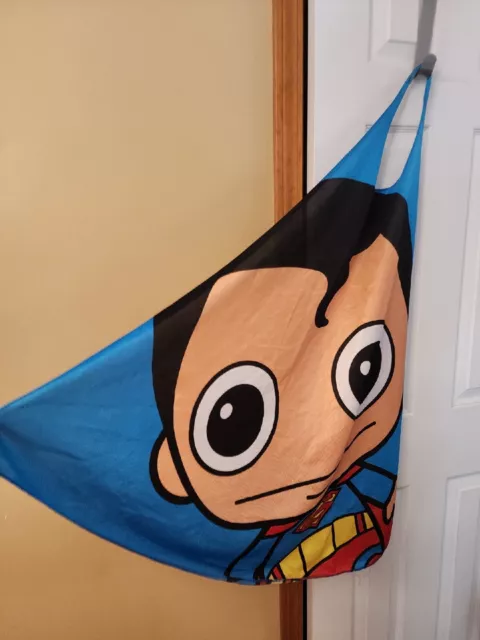 Six Flags Superman Cape One Size Superboy Hero Action Cosplay Fun Cape