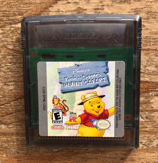 DISNEY’S WINNIE THE Pooh And Tiggers Hunny Honey Safari Gameboy Color