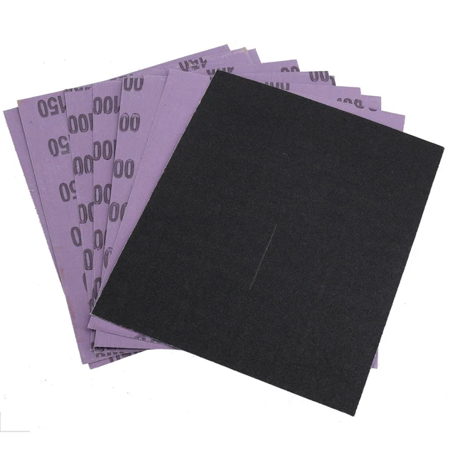 EMERY CLOTH SHEETS Abrasive Sandpaper Sheet Aluminium Oxide Mixed Grit