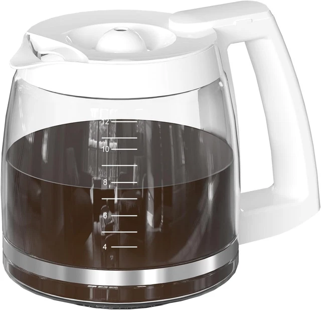 DURABLE 12CUP BOROSILICATE Glass Coffee Pot Replacement for Cuisinart