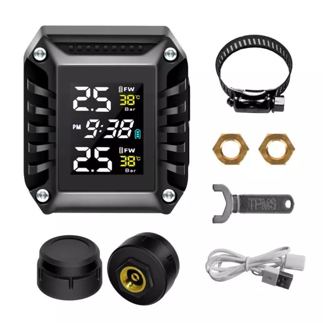 Mini TPMS Sensor Waterproof Tire Pressure Detectors for Motor Vehicle Automobile