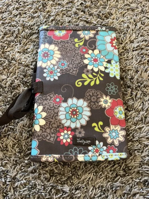 Thirty One Fold & Go Organizer Planner Floral Fanfare Trifold Note Pad