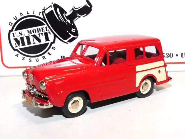 U.s. Model Mint 1951 Crosley Super Station Wagon Sports Red 1/43 Us-18