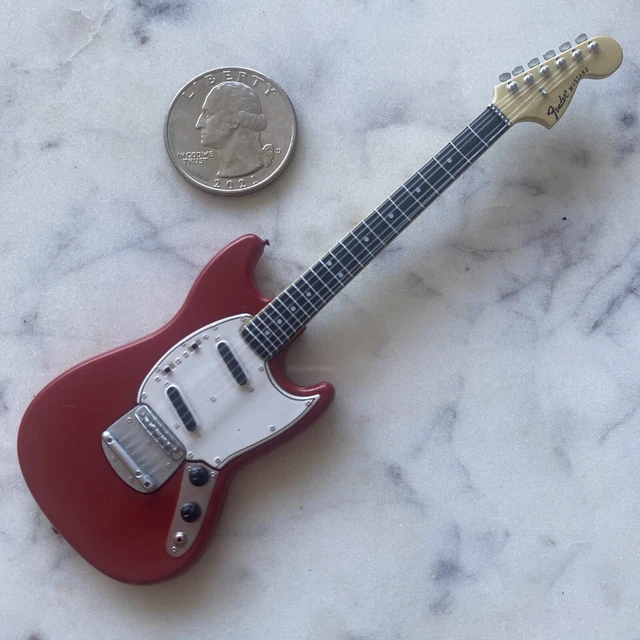 F-Toys 1/8 Fender Guitar Collection 2 fiesta red Fender mustang kurt cobain