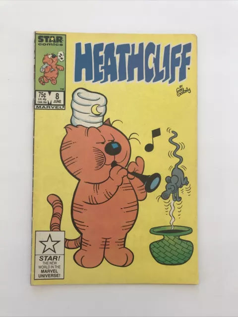 Heathcliff #8 Marvel Comic Book 1986 Star Comics