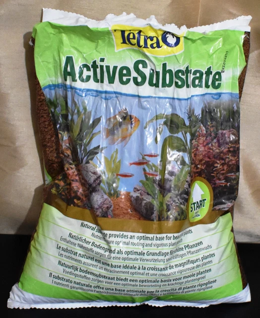Tanque plantado activo Tetra sustrato natural agua arcilla neutra 3,4 kg