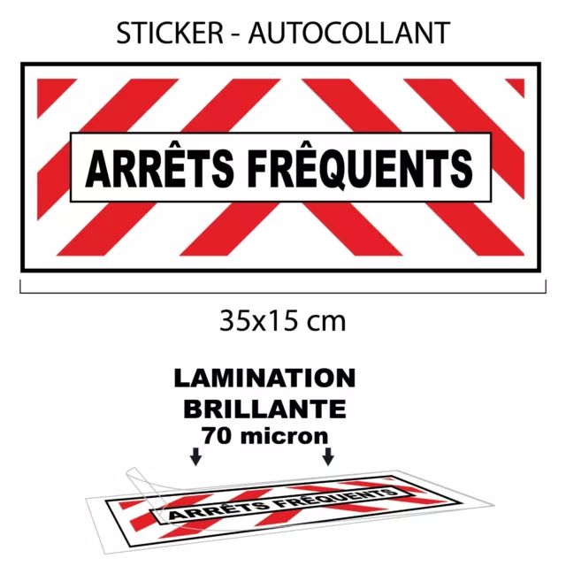  Akachafactory Autocollant Sticker Conduite accompagne Voiture  Camion Jeune Homologue Panneau