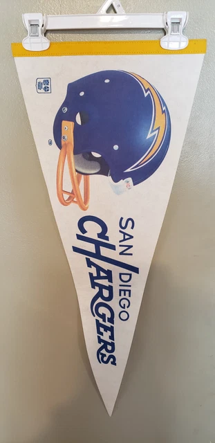 San Diego Chargers Retro Helmet Nfl Football Vintage Retro Felt Pennant 3/17/23