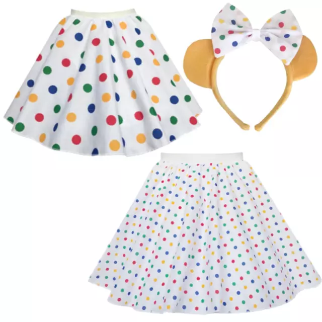 Adult LADIES Fancy Dress CHILDREN IN NEED Pudsey SKIRTS or Ears PUDSEY BEAR