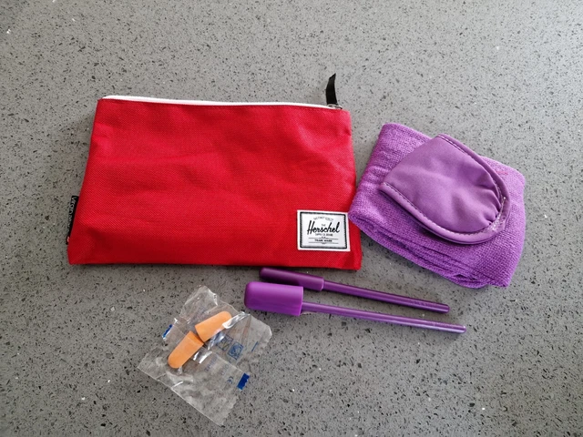 Virgin Atlantic & Herschel Amenity/Toiletry/Wash/Travel/Make-Up Bag