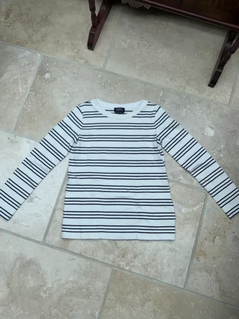 APC Breton Style Shirt RRP £180 Womens