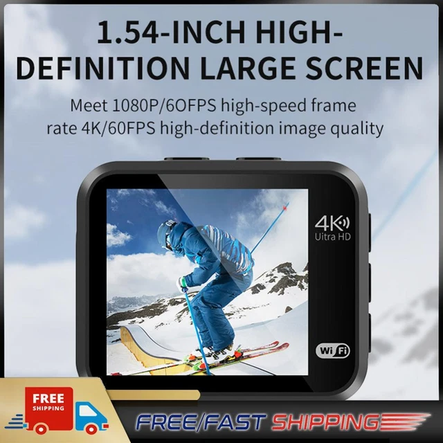 WiFi Sports Camera 40MP 4K 60FPS Action Video Cam 5M Body Waterproof for Cycling