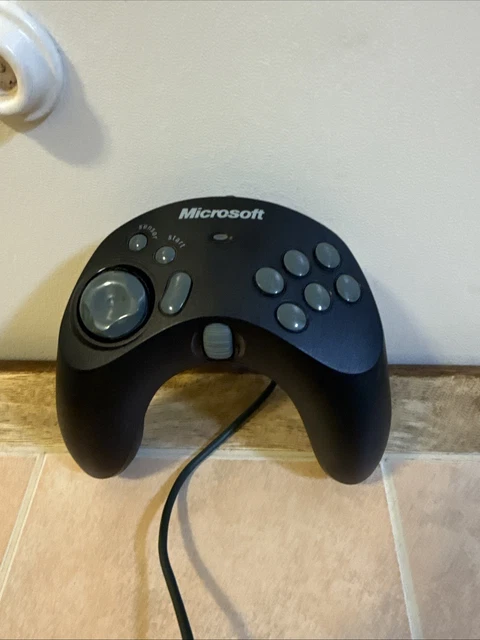 Manette Microsoft Sidewinder USB En Très Bon état – Pour PC Et Jeux Rétro
