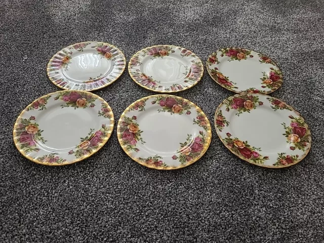 6x Royal Albert - Old Country Roses Side Plates 6.5" / 15cm Excellent 2