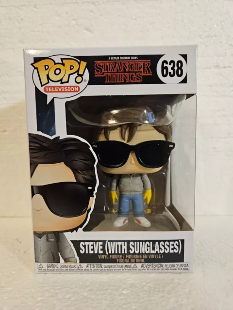 Funko Pop! # 638 Netflix Stranger Things "Steve With Sunglasses" New, Original