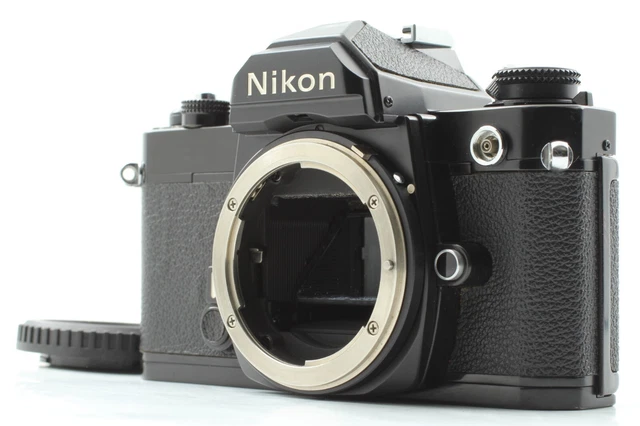 【Exc+5】 Nikon FM Black Body Only 35mm SLR Film Camera w/ Body Cap From JAPAN 979