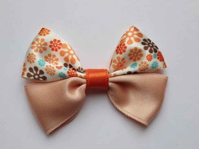 BARRETTE RUSSE motif Fleurs EN PAPIER MÂCHÉ