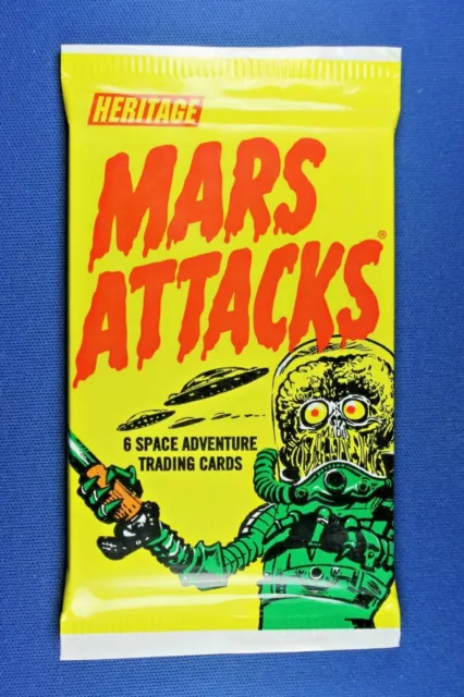 2012 Topps MARS ATTACKS Heritage - New Factory Sealed Pack (6 cards per pack)  