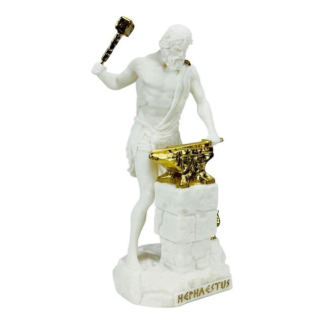 HEPHAESTUS GREEK OLYMPIAN God of Fire Statue Sculpture Figure 7.08 ...