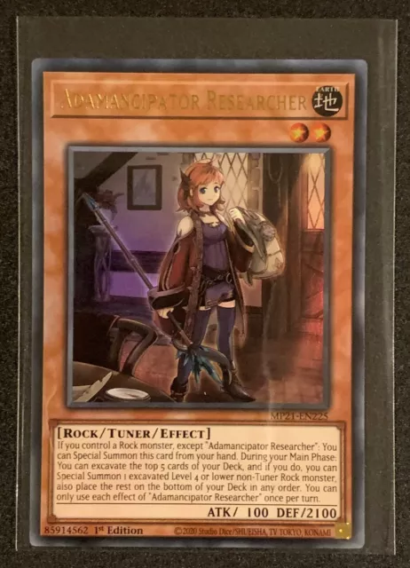 Adamancipator Researcher | MP21-EN225 | Ultra Rare | 1st Edition | YuGiOh