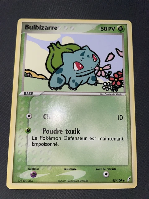 Bulbizarre Commune - Pokemon 45/100 Ex Gardiens De Cristal Neuf Francais