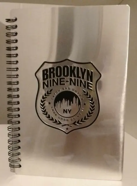 https://www.picclickimg.com/SXEAAOSwARJlhacl/Brooklyn-Nine-Nine-Notebook-Silver-Hard-Cover-Spiral-Size.webp