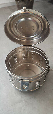 Vintage Stainless Steel Medical Container 3