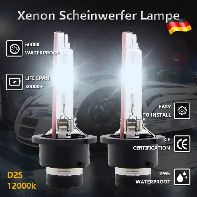 2X D2S 12000K Xenon Brenner Scheinwerfer Lampe für Toyota T25 Volvo VW Golf IV