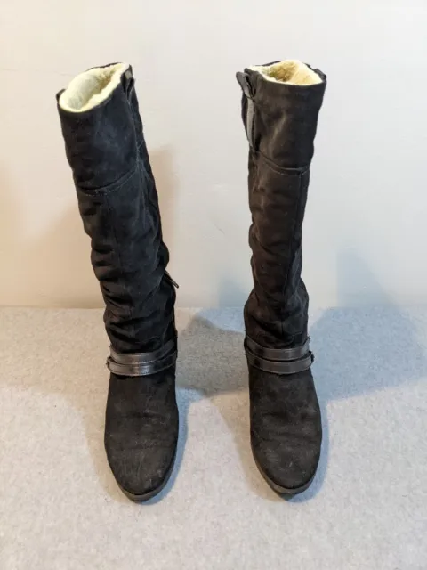 ALDO womens Black Suede boots size EURO 40 US  9
