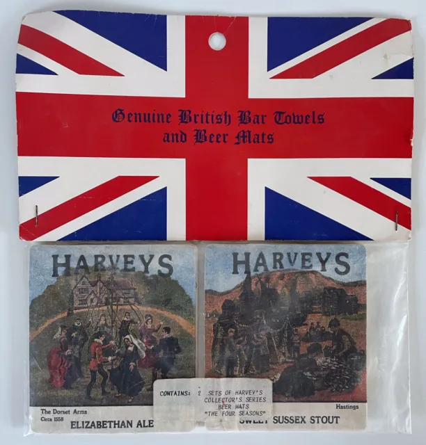 Harveys Brewery Beer Mats Coasters Collectors Series The Four Seasons