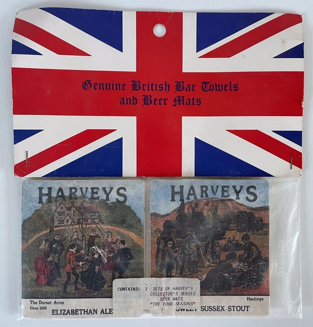 Harveys Brewery Beer Mats Coasters Collectors Series The Four Seasons