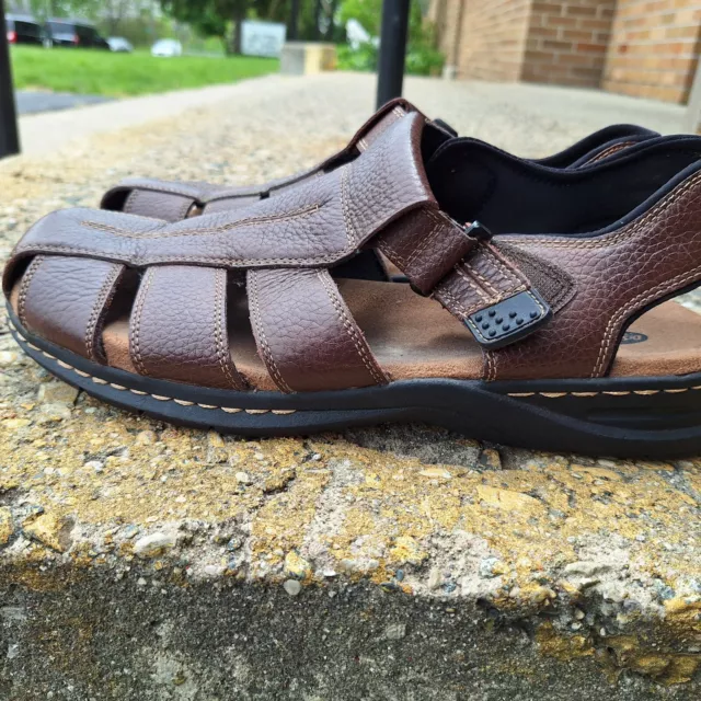 DR SCHOLLS MEMORY foam Brown Sandals Size Men 12 $25.00 - PicClick