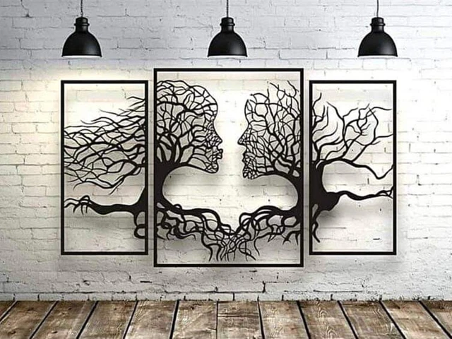 Baum Gesichter Wanddeko , Bilder 3D, Wandbilder für wohnzimmer und schlafzimmer