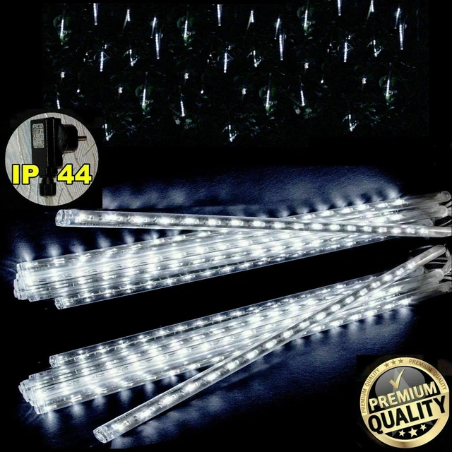 XXL 3D 200 LED Premium Schneefall EISZAPFEN METEOR 20 FX RÖHREN