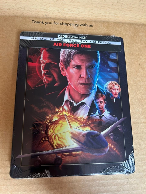 AIR FORCE ONE 4K UHD Blu-ray Steelbook NEW & SEALED Harrison Ford Gary ...