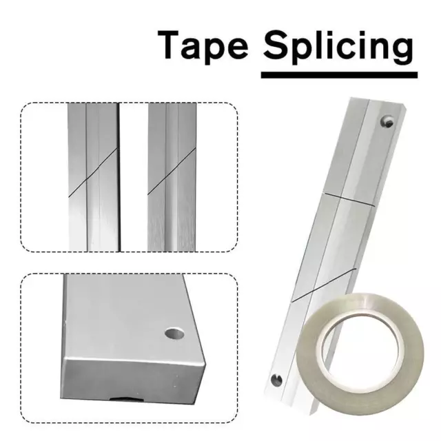 1/4 125m Tape Splicing Set Tape Splicing Block for Recorder Open Reel Tape P1K5