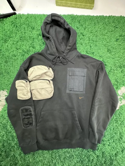 TRAVIS SCOTT X Nike NRG AG Utility Hoodie Black SZ XL SS20 $219.00